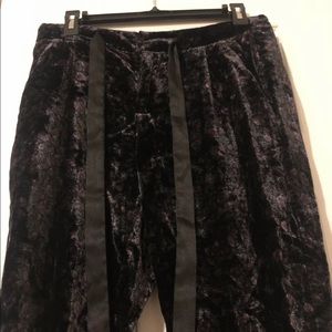 Velvet pants